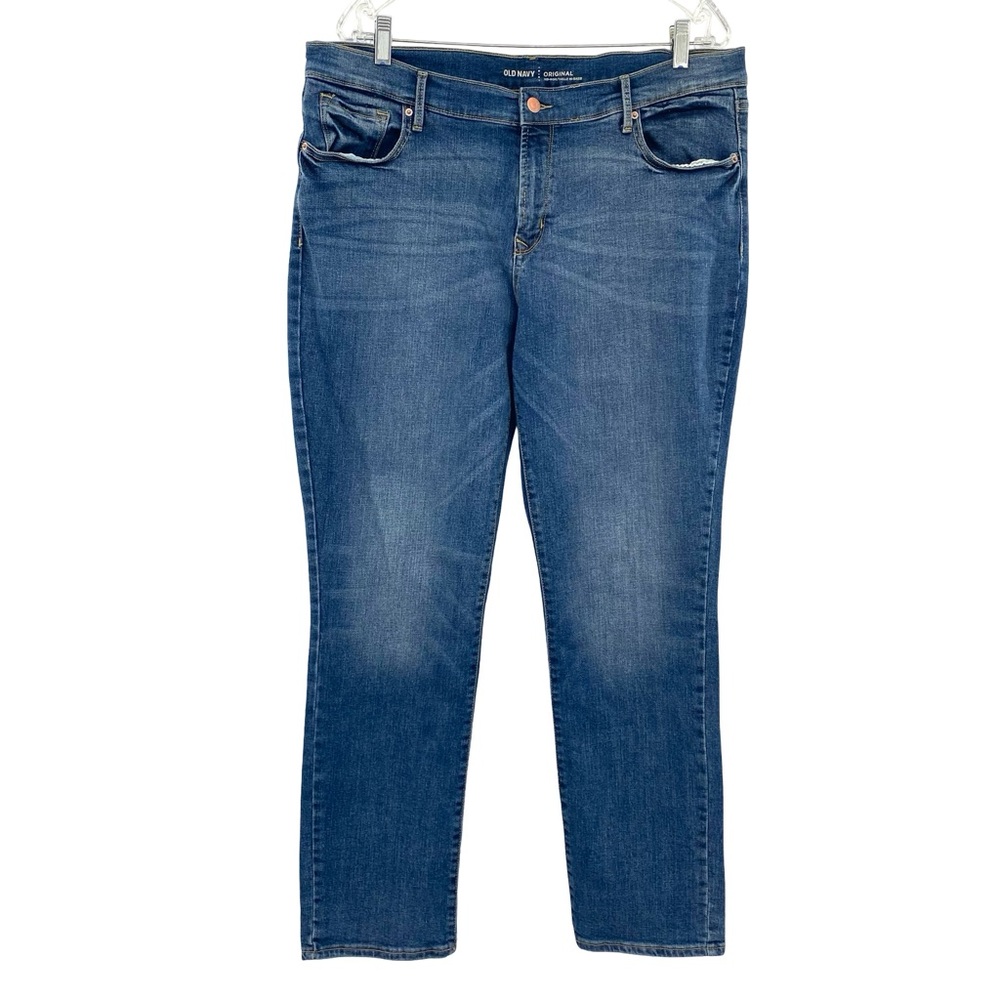 Old Navy Women’s Original Mid Rise Straight Leg Jeans Size 16